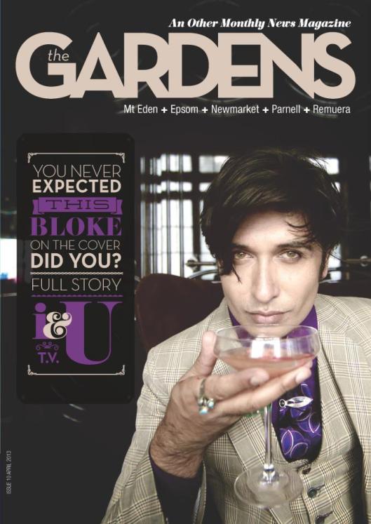 Colin Mathura Jeffree on the cover of The Gardens Magazine - Benjamin Black Goldsmiths